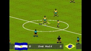 FIFA International Soccer (FINAL: Brasil x Argentina)(Sega Genesis / Mega Drive)