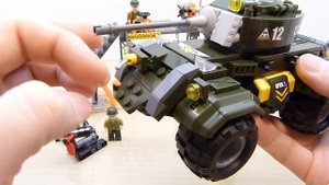 ENLIGHTEN COMBAT ZONES 1712 Военное LEGO из Китая. Супер набор!!!