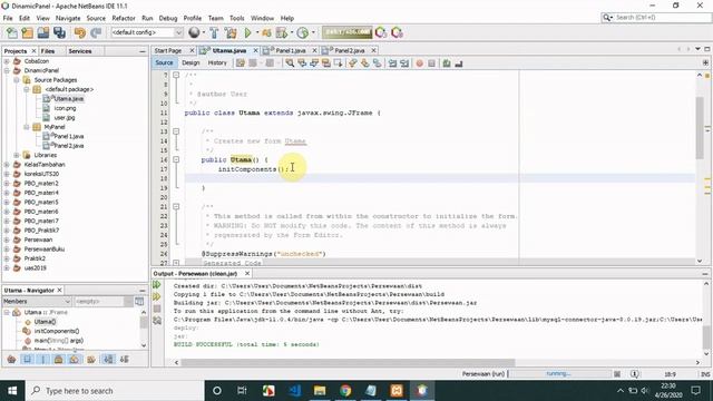 Membuat Dynamic Panel Pada Project Java GUI смотреть онлайн