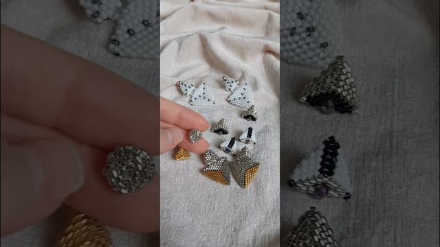 Серьги Капли из бисера. Обзор разных вариантов. На канале есть Мастер классы на всё! Бисероплетение
