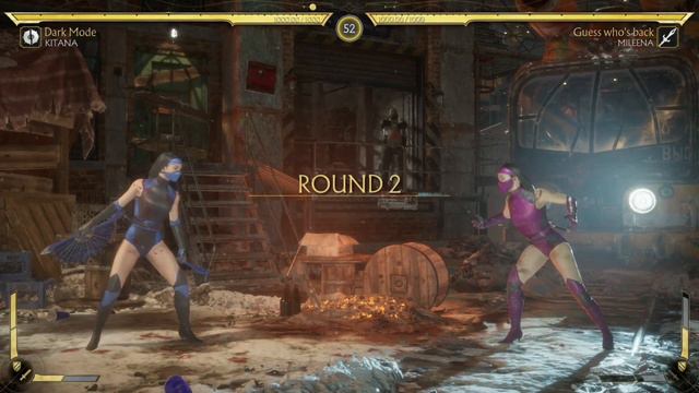 Mortal Kombat 11: Kitana vs Mileena on Hard Difficulty