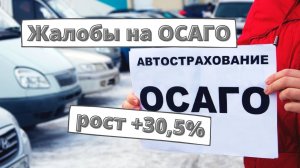 Жалобы на ОСАГО выросли на 30,5%