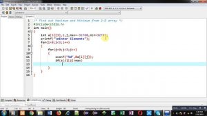 Find out maximum and minimum from 2 D array in c programming | by Sanjay Gupta