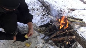 Первая зимняя ночевка с женой / Зимний поход с ночевкой / Семейный поход/ Ночевка зимой /rebel gear