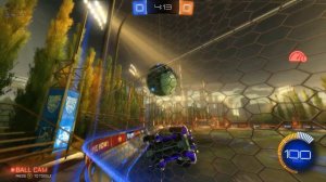 Rocket league gameplay with Unified Nova