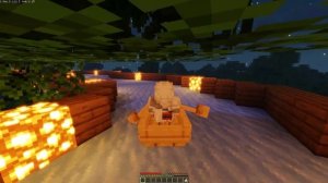 Minecraft ice race with @honzpro6590