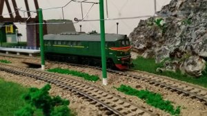 М62 roco звуковой на самодельной диораме 1/87 ho