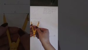 Построить прямоугольный треугольник по гипотенузе и катету