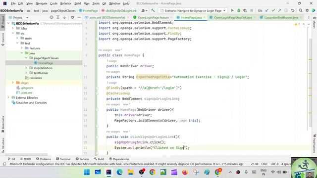 Page Object Model in BDD | POM Design Pattern