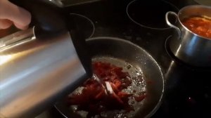 БОРЩ С КВАШЕННОЙ КАПУСТОЙ БЕЗ МЯСА