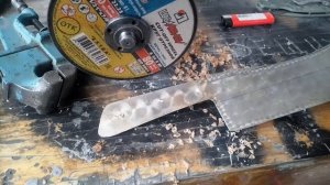 Филейный нож из советской нержавейки (часть 1)18+!!!