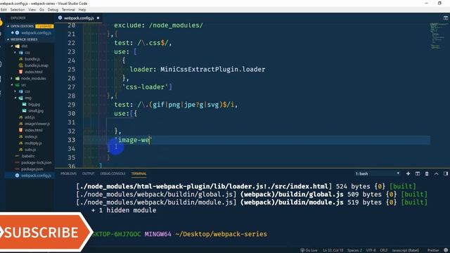 webpack tutorial for beginners in bangla | Image loading with webpack (part-10) смотреть онлайн