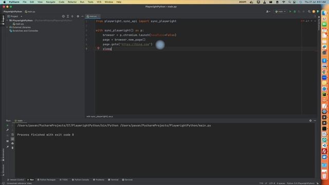 Getting started with Code in Playwright python смотреть онлайн