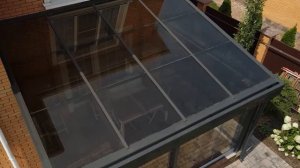 Остекление веранд, террас и беседок - Стеклянные навесы и крыши