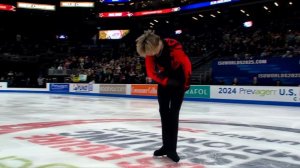Ilia MALININ🇺🇸🥇Short Program 2024 U.S FS Championships *Interview* (NBC.4K)
