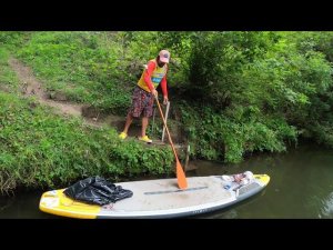 Как выйти на SUP доске на воду и не намочить ноги (Часть 1)