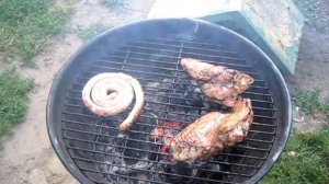 Как готовить барбекю. Индейка на гриле. ukrainian turkey barbecue.