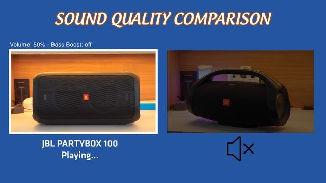 JBL PARTYBOX 100 vs JBL BOOMBOX Bass Solo смотреть онлайн