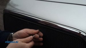 Защита радиатора Premium для MITSUBISHI LANCER 10 с 2011г.в. рестайлинг (Черный) - strelka11.ru