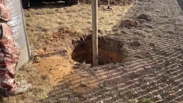 Бурение колодца машиной в г.Клин Московской Области смотреть онлайн