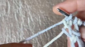 Вяжем спицами. Двухцветная патентная резинка.