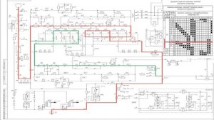 Принципиальная силовая схема ЭП2Д в режиме тяги.