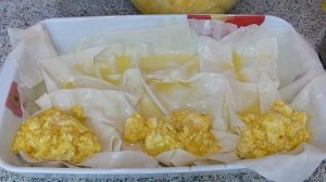 ? ПРОСТЕЙШАЯ БАНИЦА ИЗ ТЕСТА ФИЛО С ТВОРОГОМ