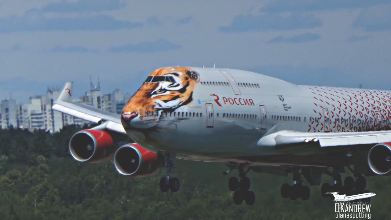 Большой летающий кот. Самолет Боинг 747-400 "Тигролёт"