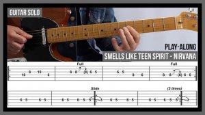 Smells Like Teen Spirit (TAB) - Guitar Solo - Nirvana