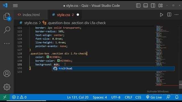 How to make QUIZ application using Html,CSS and javascript, JQUERY | Quiz Application | javascript