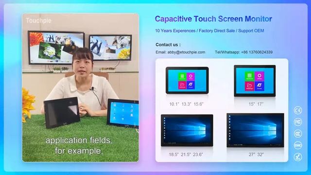 10.1 inch Android Touch Screen Monitor，Industrial Touch Monitor смотреть онлайн