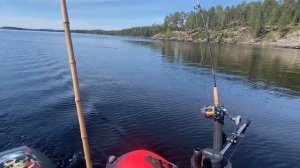 Крепление даунриггера 1050 на лодку пвх.