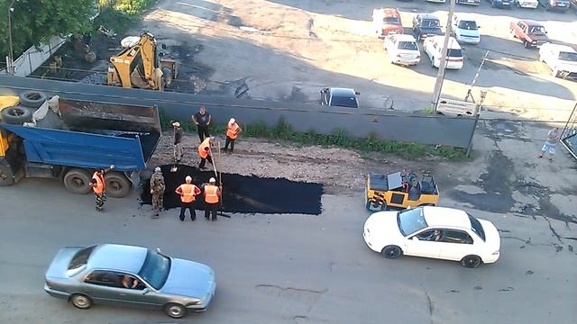 Ремонт дороги ! Барнаул смотреть онлайн