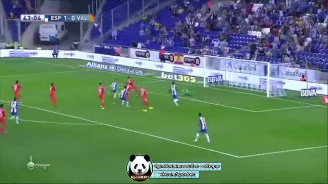Эспаньол 1-0 Валенсия, Испанская Примера 2015/16,  5-й тур,  Обзор матча