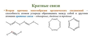 Основные понятия органической химии / Причины многообразия органических соединений