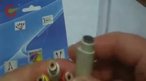 VGA к телевизору 3RCA + S-Video кабель