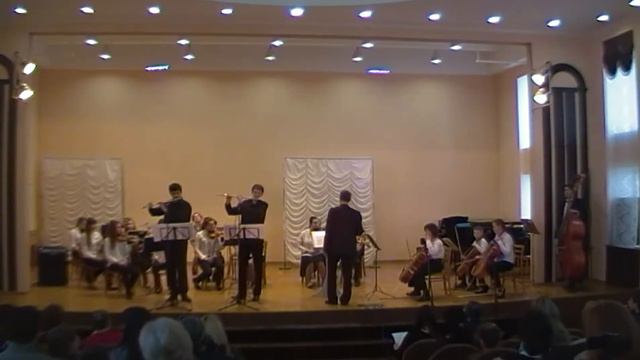 Violin Concerto in A minor Vivaldi Antonio setting to for two flutes
