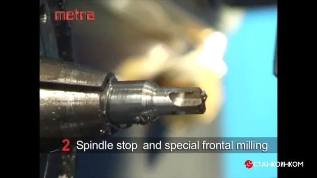 Обработка металла на фрезерном станке Metra смотреть онлайн