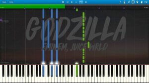 Eminem - Godzilla ft. Juice WRLD (Piano Cover) + Sheets & Midi