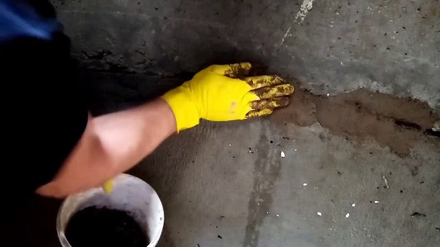 Жидкое стекло с цементом на бетон