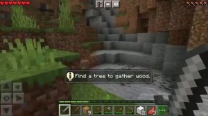 playing Minecraft 1.17 in minecraft trial in mobile first time