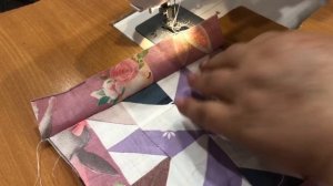 Ланчмат из лоскутных остатков своими руками