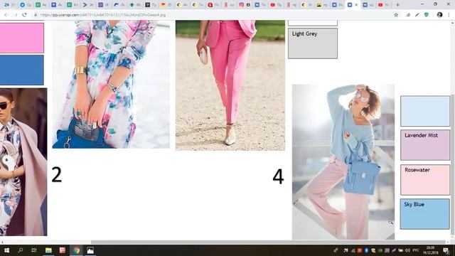 36. Цветовой образ для колорита Светлое Лето (нежная, расслабленная, миролюбивая, мягкая) смотреть онлайн