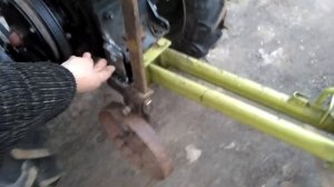 конный плуг на мототрактор