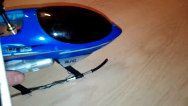 SONIC RC helicopter - взлёты и падения