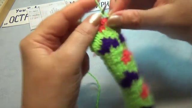 #426 ЯРКИЕ ТАПОЧКИ БЕЗ ШВОВ НА ДВУХ СПИЦАХ.МАСТЕР КЛАСС. Knitted Slippers. Master Class.