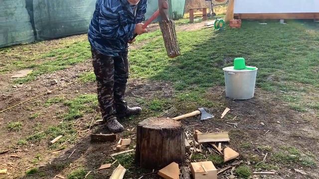 #316 ИЗ МОСКВЫ НА ХУТОР / Приготовили полезный имбирный чай. Стройка продолжается смотреть онлайн