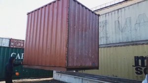 10 фут контейнер морской перестановка склада