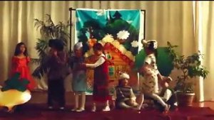 Инсценировка сказки "Репка" , учащиеся 1 "Е" класса .