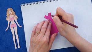 #бумажные куклы НОВЫЕ БУМАЖНЫЕ КУКЛЫ?  Как нарисовать платье для бумажной куклы.